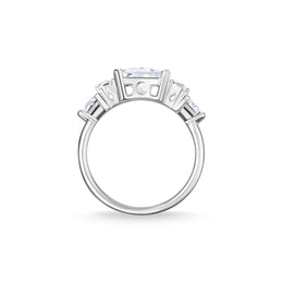 Thomas Sabo Glam & Soul Sterling Silver CZ White Magic Cocktail Ring D