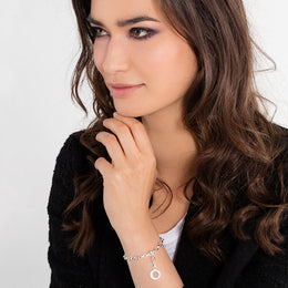 Thomas Sabo Charm Club Sterling Silver Charm Bracelet, X0031-001-12. 