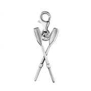 00057455 C W Sellors Sterling Silver Regatta Oars Clip Charm, G570.