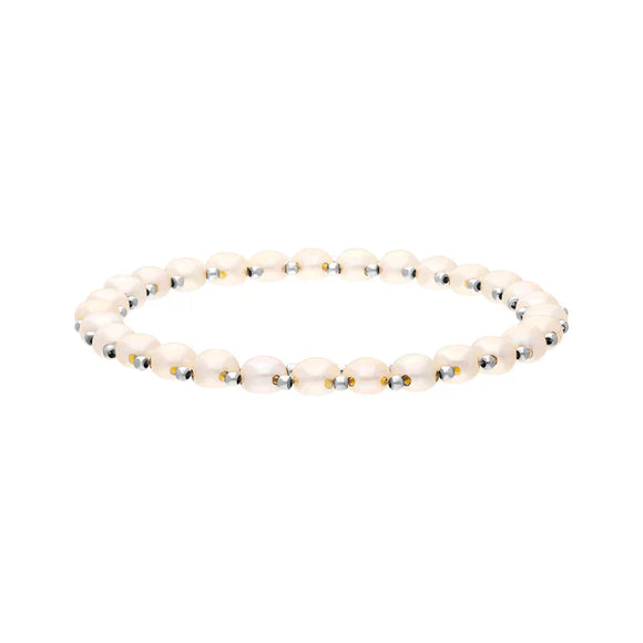 Yoko Pearls Pearl Small White Bracelet PRLBCT1