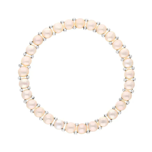 Yoko Pearls Freshwater Pearl Small White Bracelet PRLBCT1