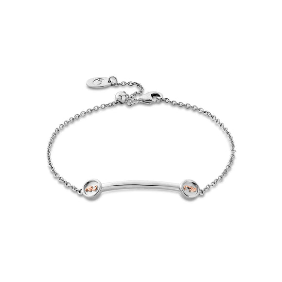 Clogau Tree of Life Insignia Curve Silver Bracelet