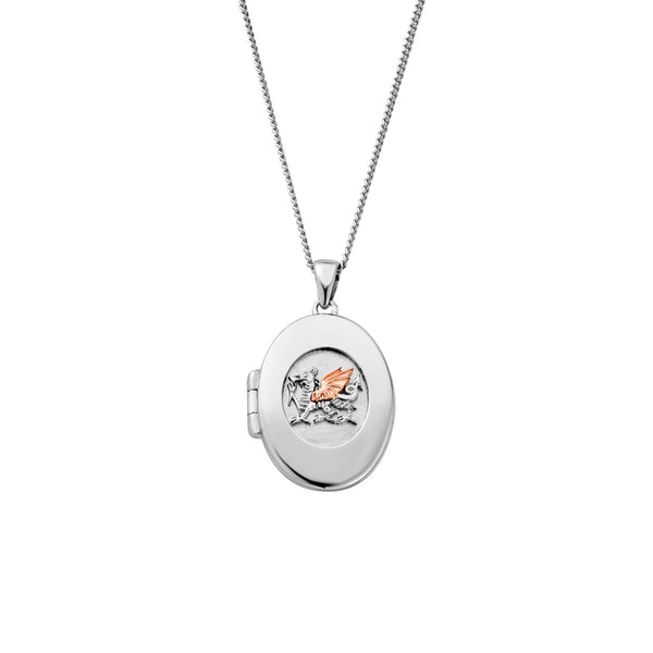 Clogau Welsh Dragon Silver Locket