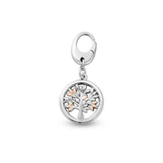 Clogau Tree of Life Insignia Silver Circle Charm