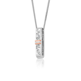 Clogau Cariad Sparkle White Topaz Sterling Silver Necklace 3SCCBP01