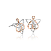 Clogau Fairies of the Mine White Topaz Sterling Silver Stud Earrings 3SETL0232