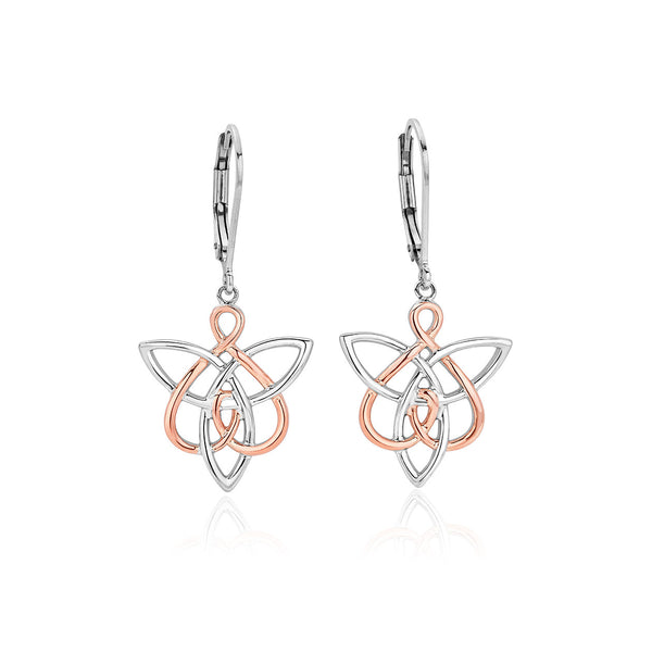 Clogau Fairies of the Mine White Topaz Sterling Silver Drop Earrings 3SETL0231