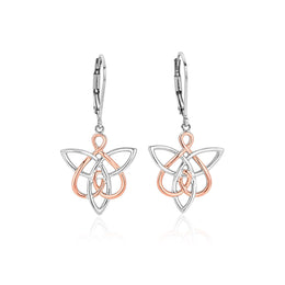 Clogau Fairies of the Mine White Topaz Sterling Silver Drop Earrings 3SETL0231