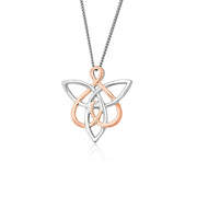 Clogau Fairies of the Mine White Topaz Sterling Silver Pendant Necklace 3SETL0233