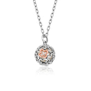 Clogau Tudor Court Spherical Pearl Sterling Silver Pendant Necklace 3STDC0336