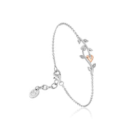 Clogau Vine of Life White Topaz Sterling Silver Bracelet 3STOL0234