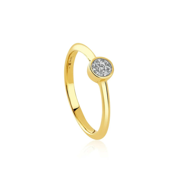 Clogau Celebration 9ct Gold Laboratory Diamond Ring, GCLC0362