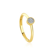Clogau Celebration 9ct Gold Laboratory Diamond Ring, GCLC0362