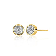 Clogau Celebration 9ct Gold Laboratory Diamond Stud Earrings, GCLC0360Clogau Celebration 9ct Gold Laboratory Diamond Stud Earrings, GCLC0360