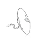 Clogau Sterling Silver Christmas Bow Bracelet