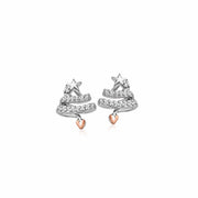 Clogau Sterling Silver Christmas Tree Stud Earrings