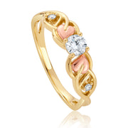 Clogau Tree of Life Ethics 18ct Gold Diamond Engagement Ring, 18GTOL0178