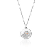 Clogau Tree Of Life Insignia Sterling Silver Locket Necklace, 3STOL0662