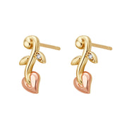 Clogau Vine Of Life 9ct Gold Diamond Drop Earrings
