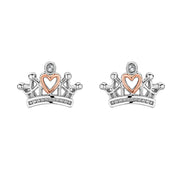 Clogau x Julien MacDonald Sterling Silver Crown Stud Earrings 3SJMC0451
