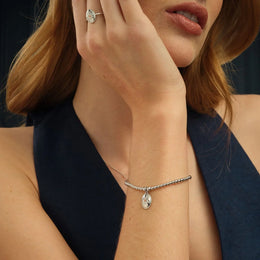 Clogau Forget Me Not Affinity Sterling Silver Bracelet 3SAFF0622_2