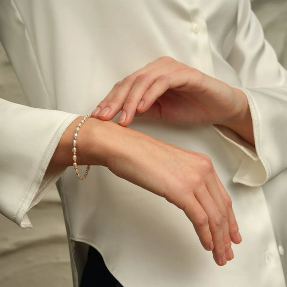 Clogau Welsh Beachcomber Sterling Silver Freshwater Pearl Adjustable Bracelet 3SBCH0629_2