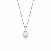 Clogau Welsh Beachcomber Sterling Silver Freshwater Pearl Pendant 3SBCH0633