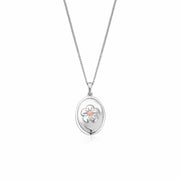 Clogau Forget Me Not Sterling Silver Pendant 3SFMN0619