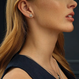 Clogau Forget Me Not Sterling Silver Earrings 3SFMN0621_2