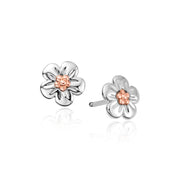 Clogau Forget Me Not Sterling Silver Earrings 3SFMN0621