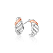 Clogau Lover's Twist Sterling Silver Earrings 3SLTW0614