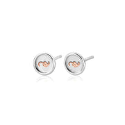 Clogau Tree of Life Insignia Sterling Silver Stud Earrings 3STOL0604