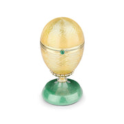 Faberge 18ct Yellow Gold Yellow Enamel Limited Edition Egg Objet with Cactus Surprise