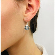 Linda Macdonald Cherish Sterling Silver 9ct Gold Drop Earrings