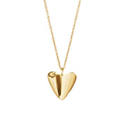 Georg Jensen 2024 Heart 18ct Yellow Gold Necklace, 20001520