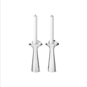 Georg Jensen Bloom Botanica Stainless Two Piece Candle Holder Set, 10016987
