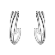 Georg Jensen Arc Sterling Silver Earrings 20001323