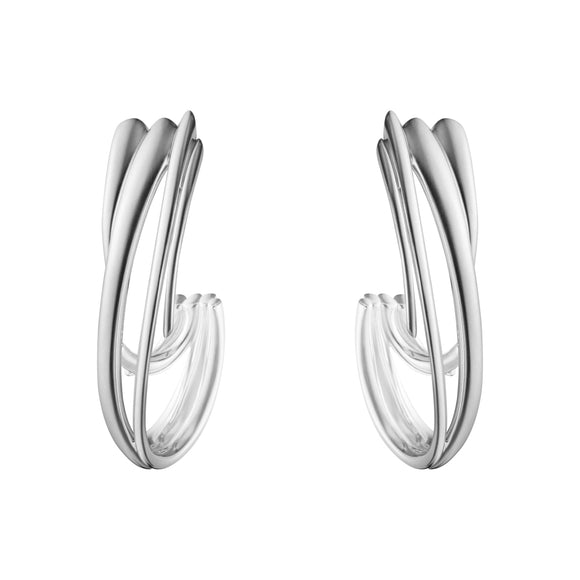 Georg Jensen Arc Sterling Silver Earrings 20001323