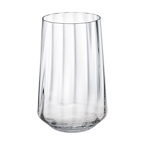 Georg Jensen Bernadotte Six Piece Tall Tumbler Glass Set, 10019195