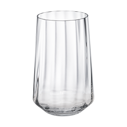 Georg Jensen Bernadotte Six Piece Tall Tumbler Glass Set, 10019195