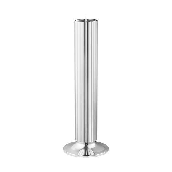 Georg Jensen Bernadotte Stainless Steel Floor Candle Holder Small, 10019284