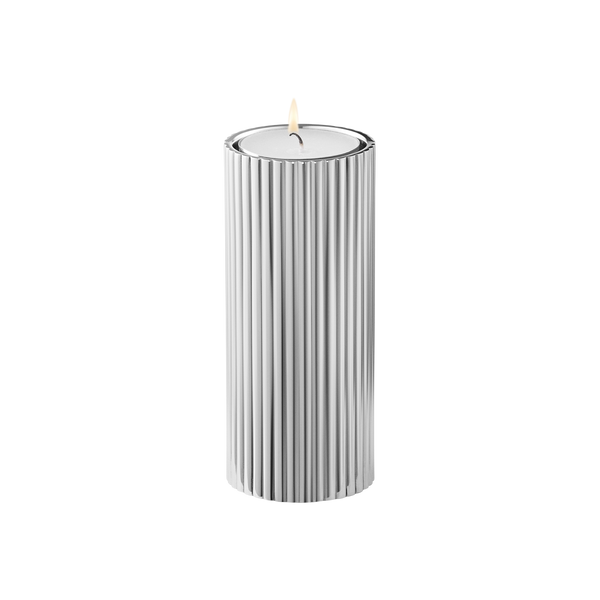 Georg Jensen Bernadotte Stainless Steel Medium Tealight Candle Holder 10019288