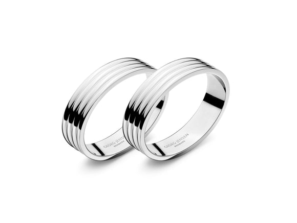 Georg Jensen Bernadotte Stainless Steel Napkin Rings 2 pcs 3609375