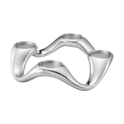 Georg Jensen Cobra Stainless Steel Round Candle Holder, 10019313