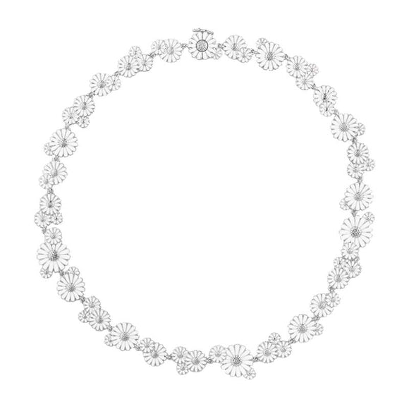 Georg Jensen Daisy Sterling Silver Layered Necklace, <span data-mce-fragment="1">20001532</span>
