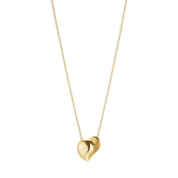 Georg Jensen Hearts of Georg Jensen 18ct Yellow Gold Necklace, 20001295.