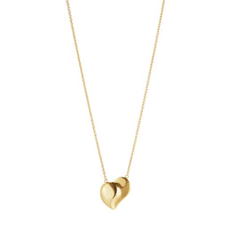 Georg Jensen Hearts of Georg Jensen 18ct Yellow Gold Necklace, 20001295.