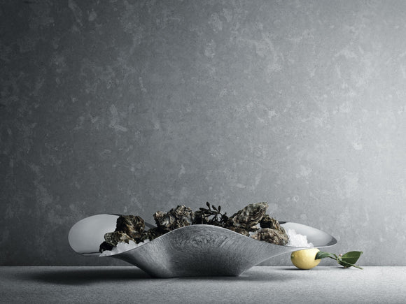 Georg Jensen Indulgence Stainless Steel Oyster Tray