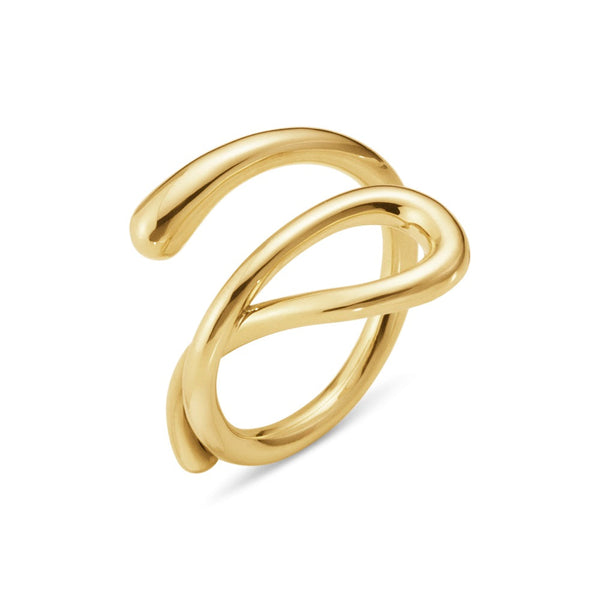 Georg Jensen Mercy 18ct Yellow Gold Ring, 20001082.