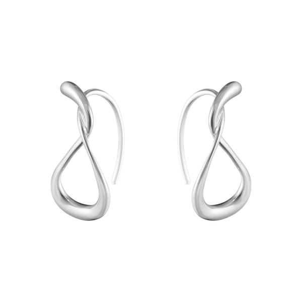 Georg Jensen Mercy Sterling Silver Small Hoop Earrings 20001403
